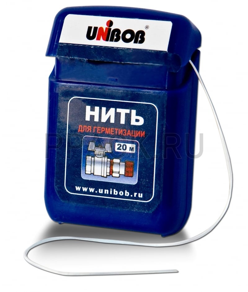 Перчатки ХБ Нить для герметизации резьбовых соединений Unibob, 20м
